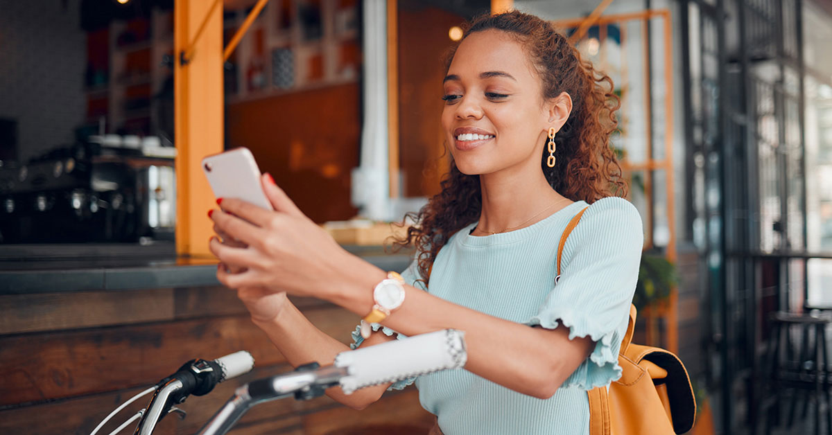 a person using a phone