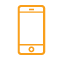 Mobile-device Icon of a mobile phone